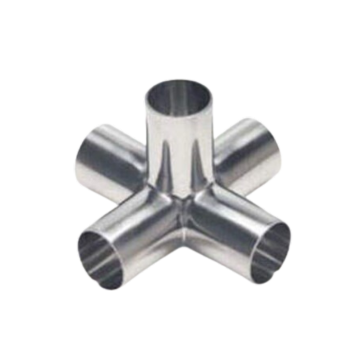 SS pipe fitting 5 ways
