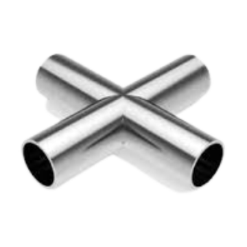 Stainless Steel 4 way pipe Fitting